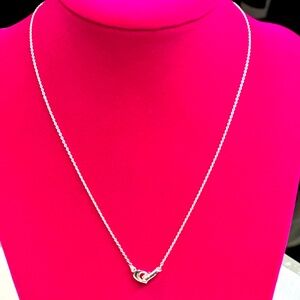 Coach Interlocking signature‎ C Pendant Necklace 925. New no tag